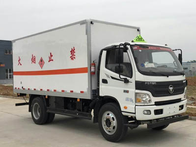 國(guó)五福田歐馬可易燃固體廂式運(yùn)輸車